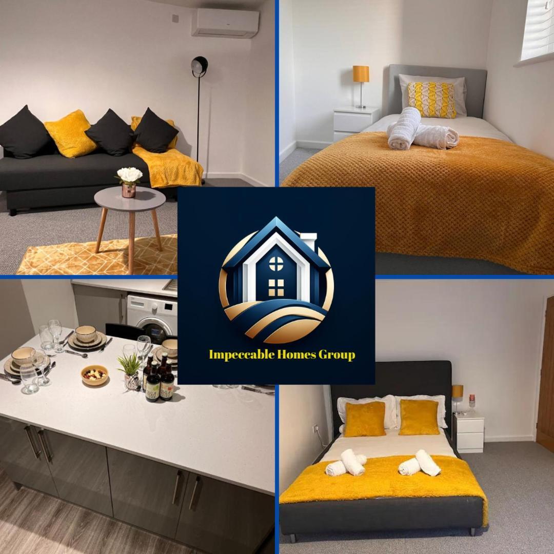 Superb Modern Flat In Northampton, Parking &Ev Apartment Ngoại thất bức ảnh